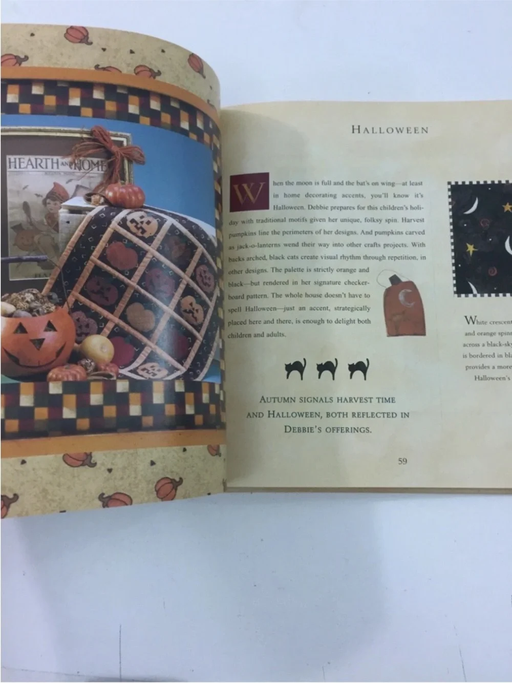 Welcome Home Debbie Mumm*Pastimes Design*Decorating*Teqniques - Crafts Book. EUC